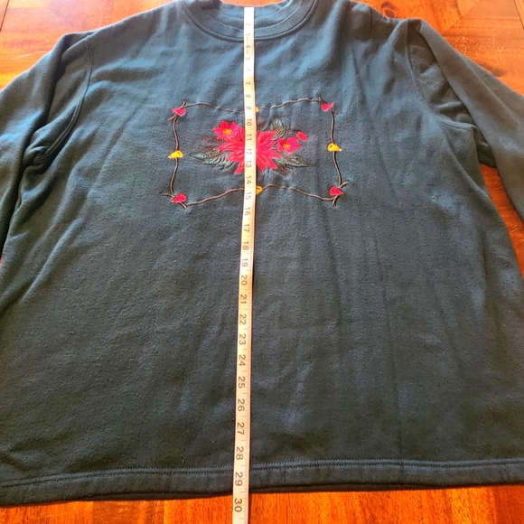 Nutcracker Vintage Green Christmas Sweater Size 1X - Picture 5 of 10